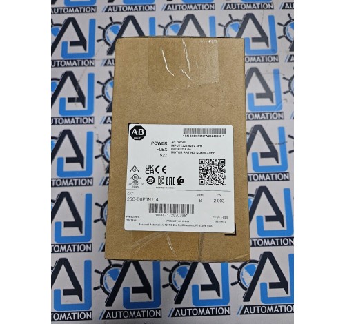 Allen Bradley 25C-D6P0N114 Powerflex 527 AC Drive